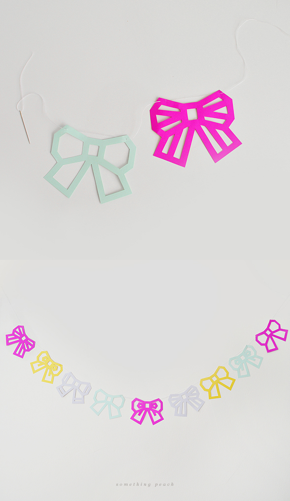 somethingpeach.com // diy_bow garland_05