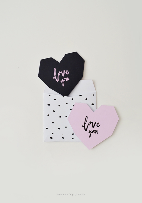 somethingpeach.com // diy_valentine's day card&envelope_03